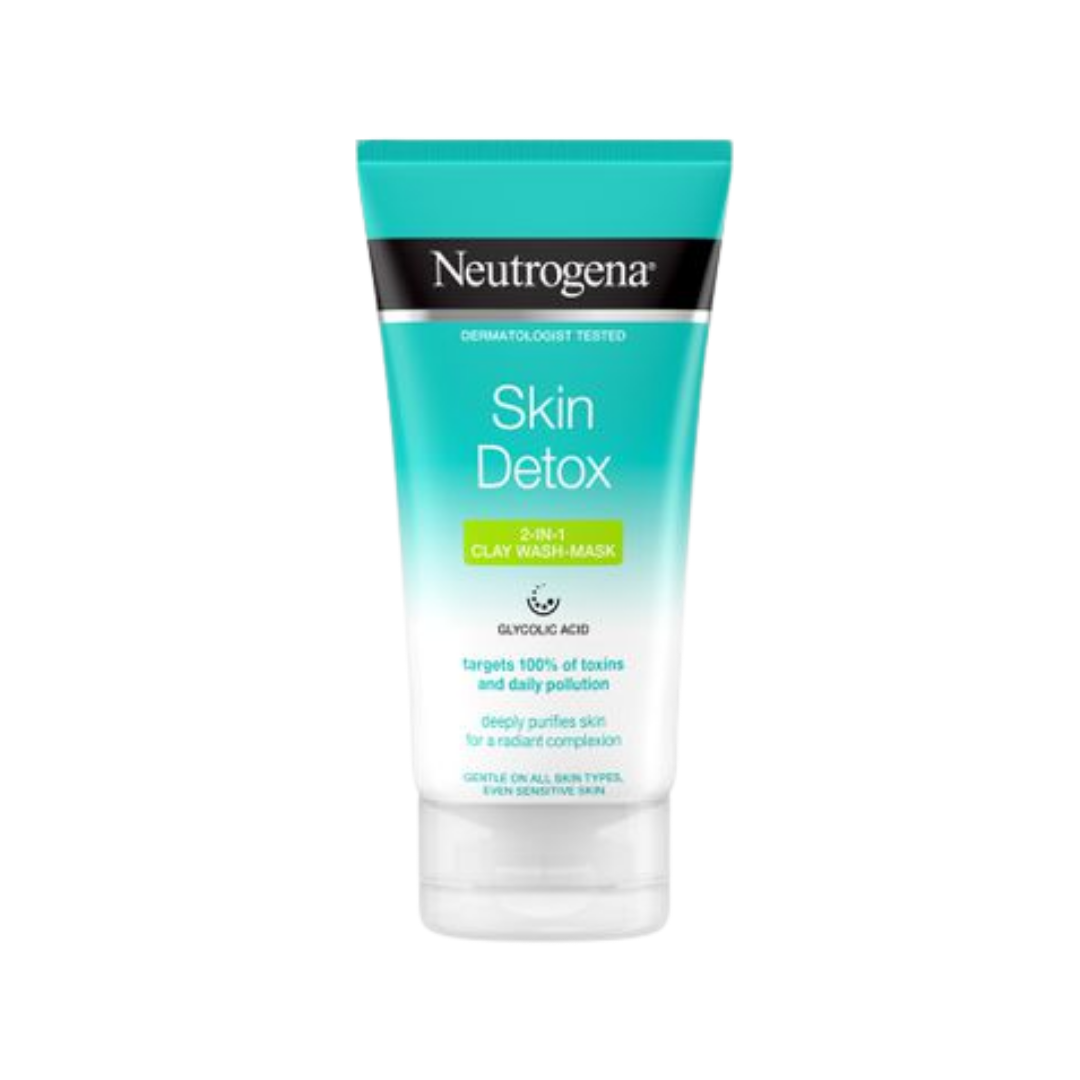 Neutrogena® Skin Detox Purifying Clay Mask 2-in-1, 150ml