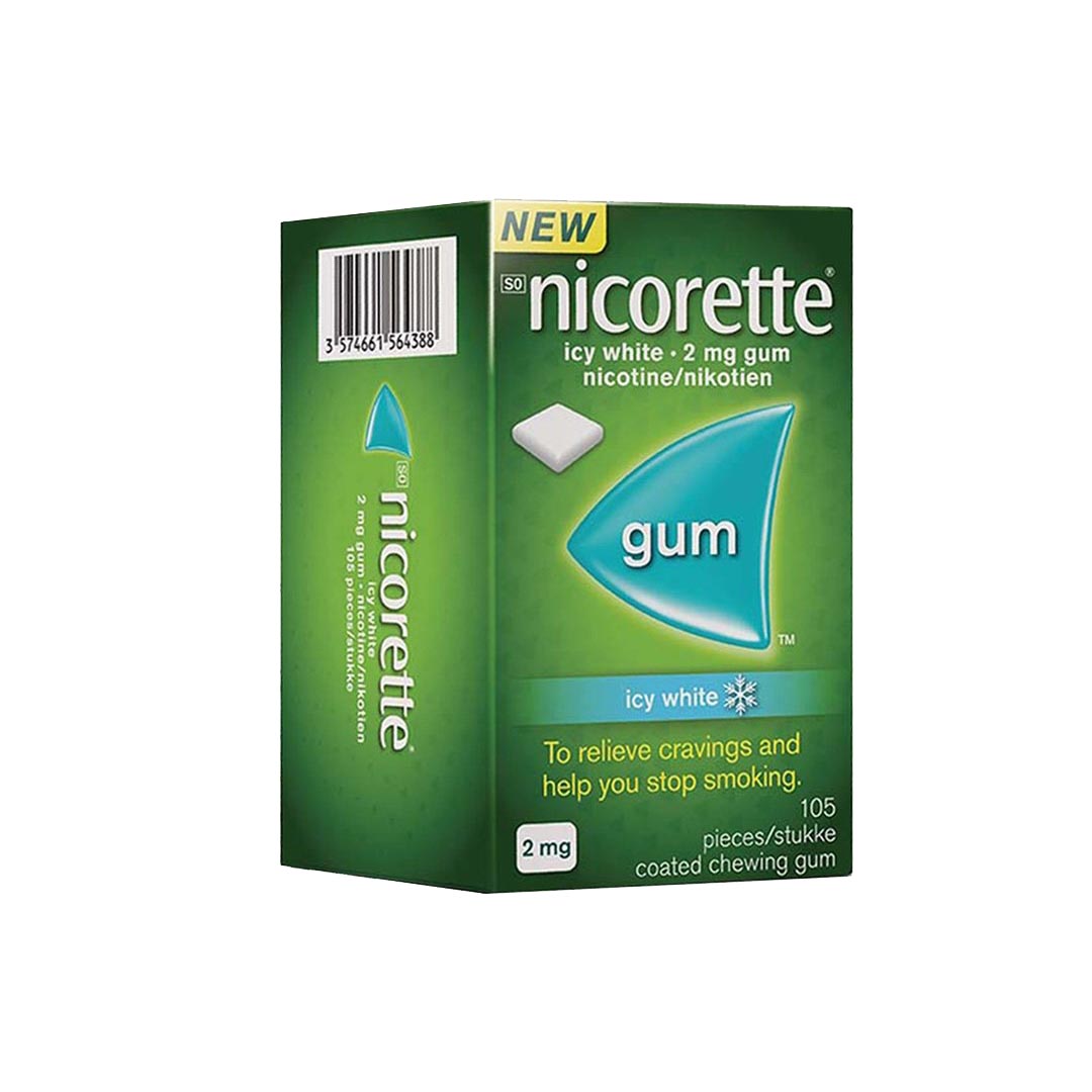 Nicorette 2mg Coated Gum Assorted, 105's