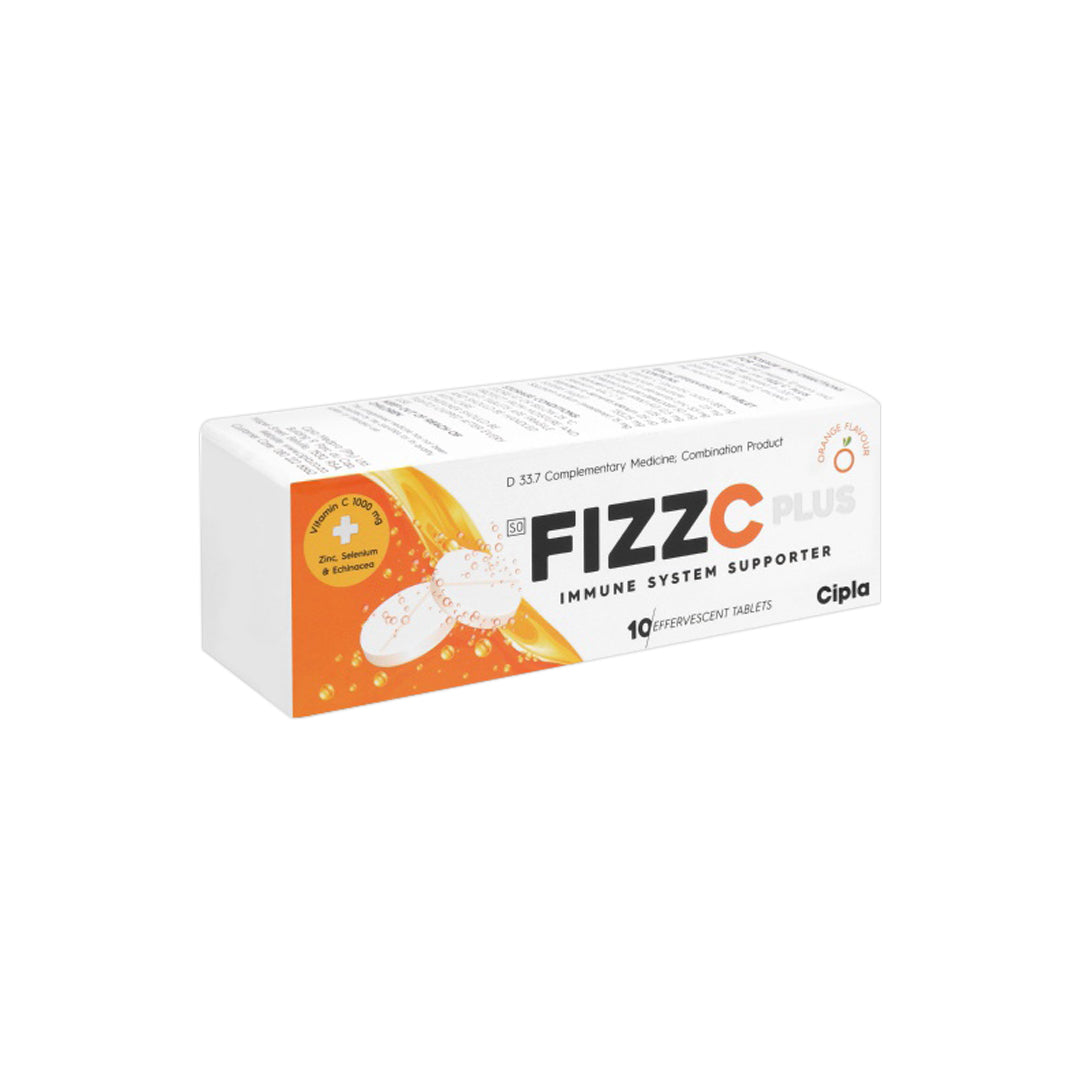 Fizz C Plus Immune System Supporter Effervescent Tabs, Assorted