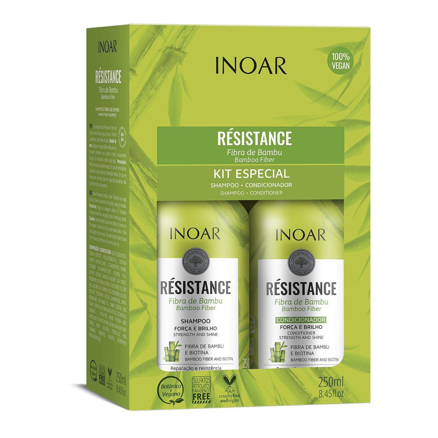 Inoar Resistance Bambu Duo Pack, 250ml