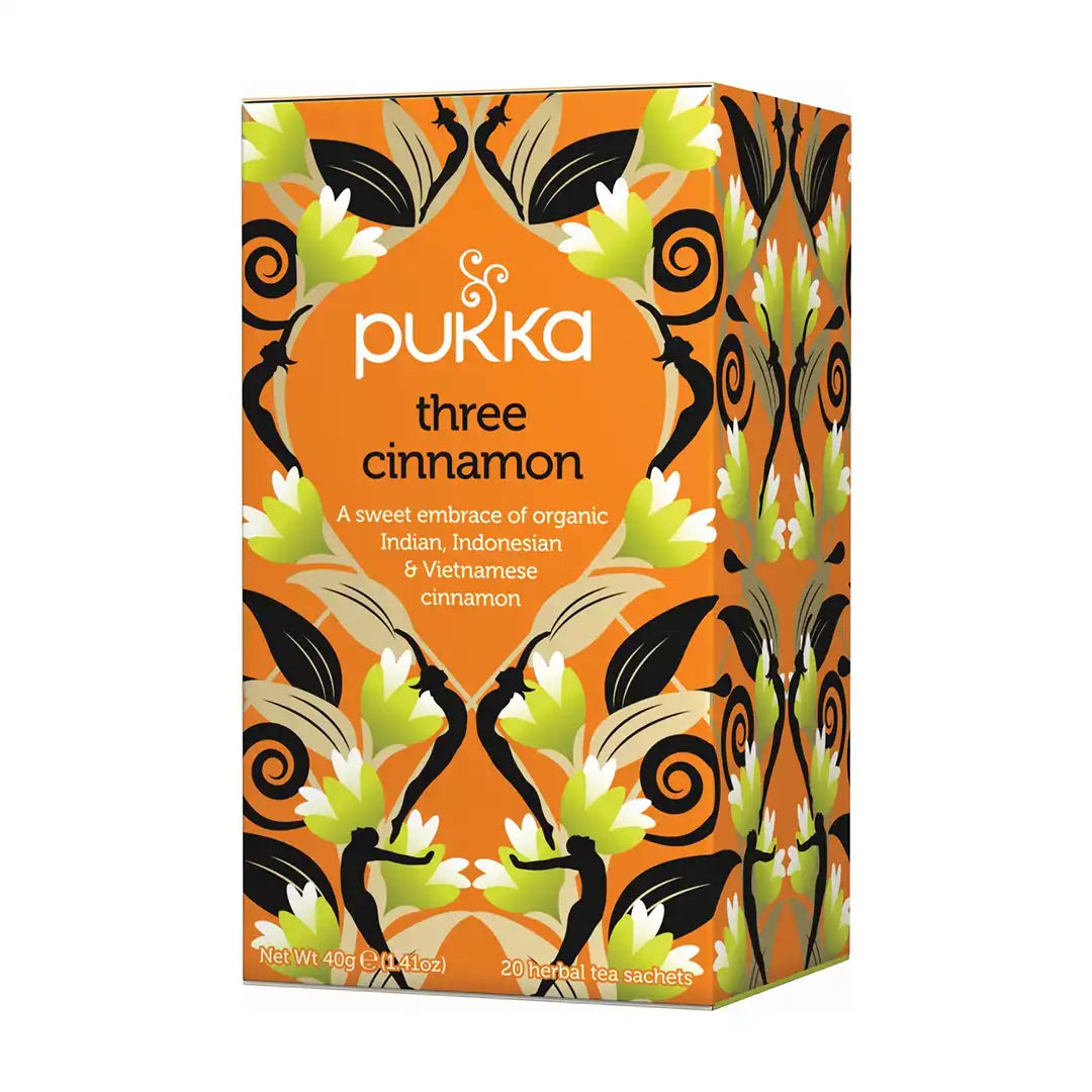 Pukka Three Cinnamon Tea, 20's