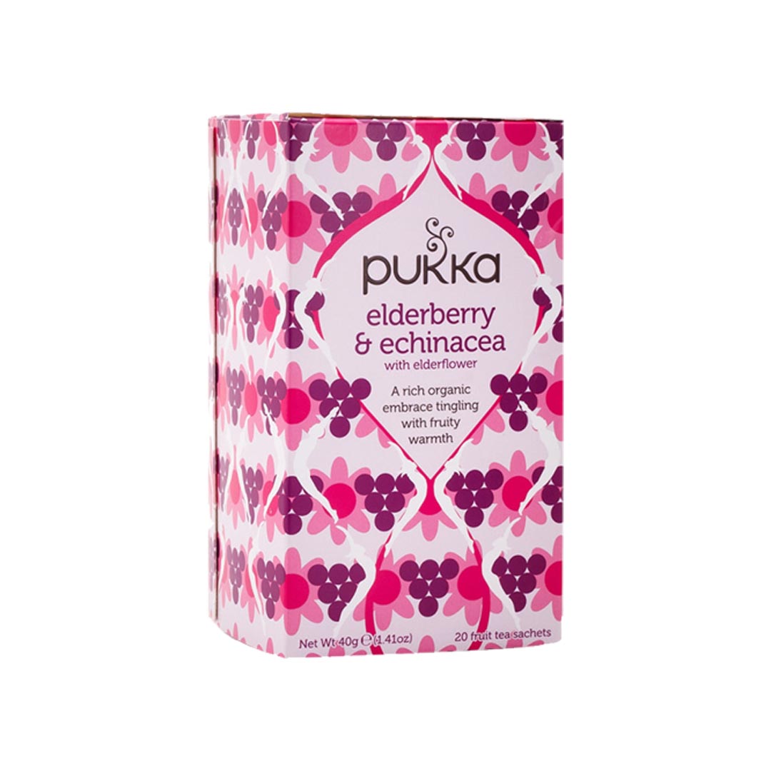 Pukka Elderberry & Enchinacea Tea, 20's