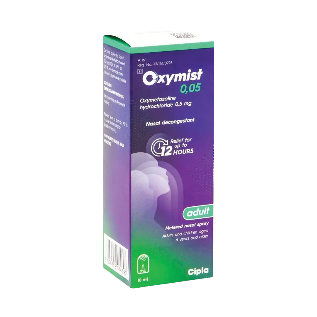 Oxymist Adult 0.05mg/ml Nasal Spray, 10ml