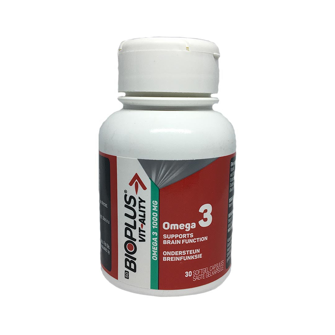 Bioplus Vit-ality Omega 3 Softgel Caps, 30's