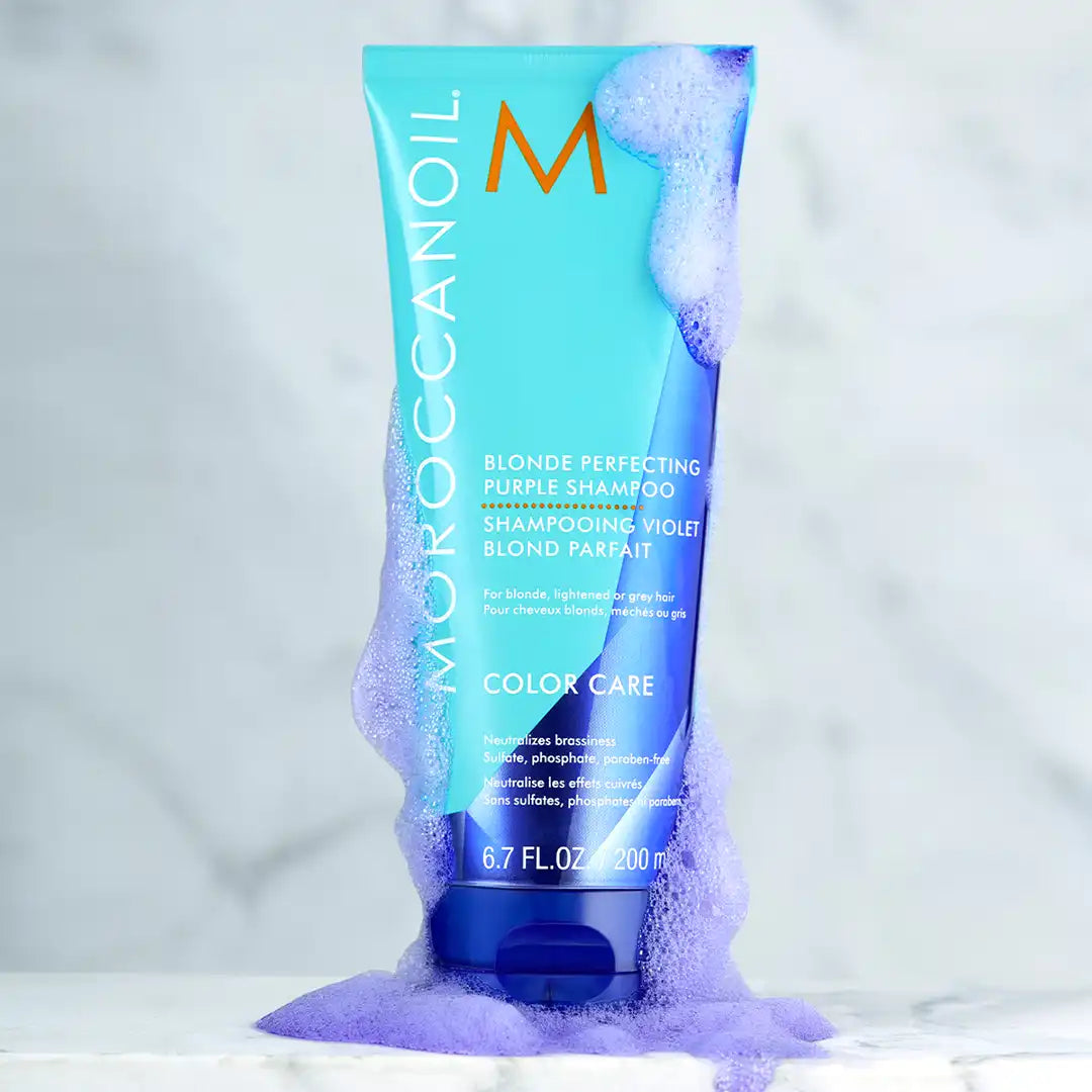 Moroccanoil Blonde Perfecting Purple Shampoo, 200ml