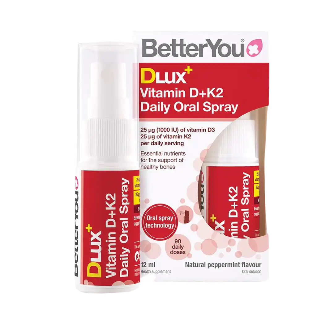 DLux Vitamin D3 + K2 Daily Oral Spray, 12ml