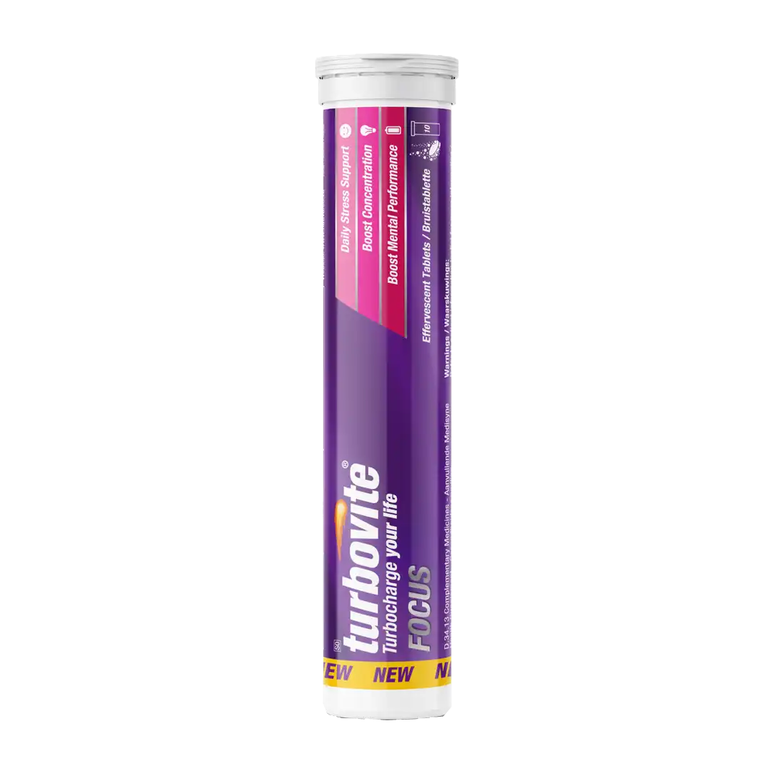 Turbovite Focus Effervescent Tablets, 20's