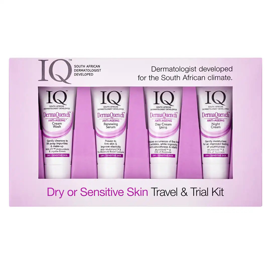 IQ DermaQuench Travel and Trial Pack, 4 x 12ml