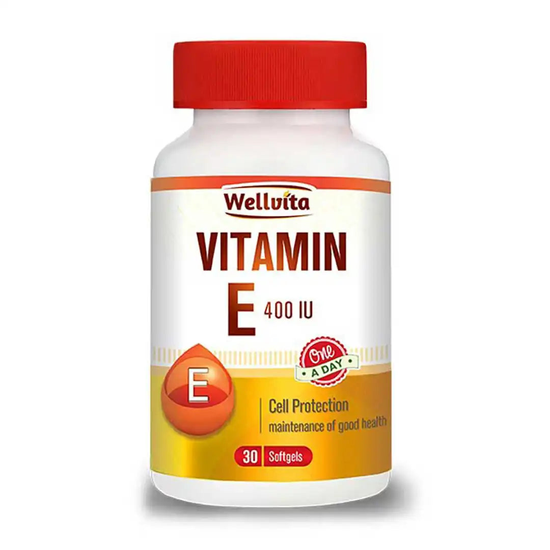 Wellvita 400IU Vitamin E Capsules, 30's