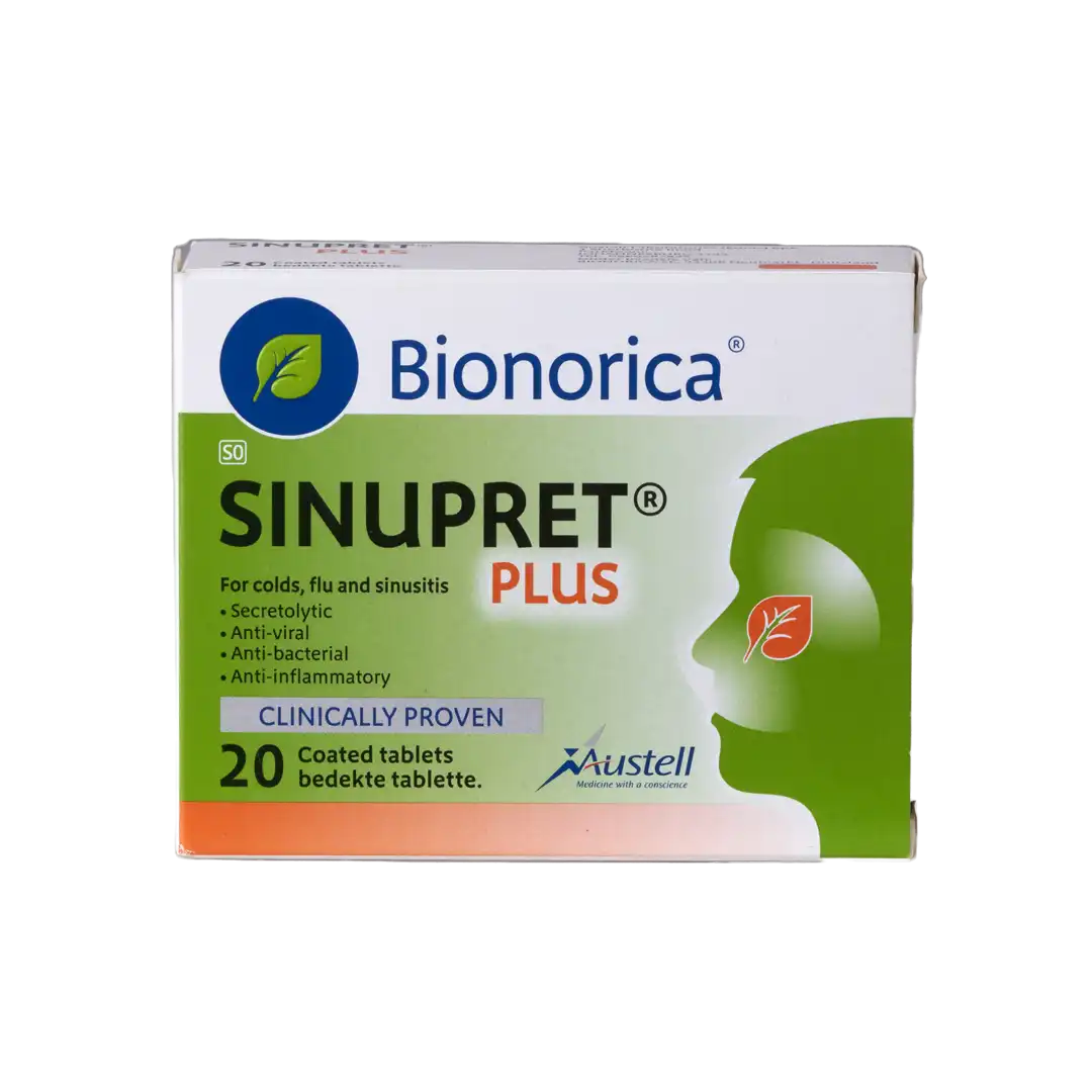 Sinupret Plus Tablets, 20's