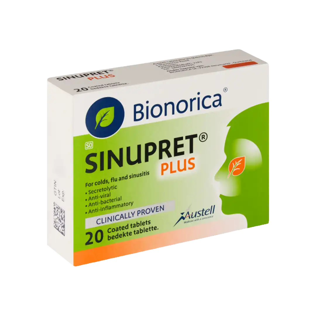 Sinupret Plus Tablets, 20's