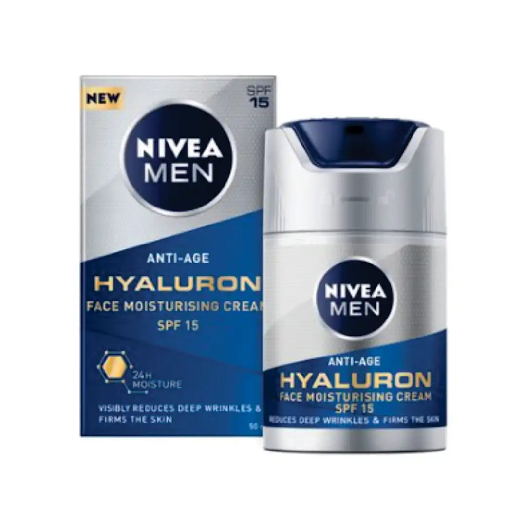 Nivea Men Anti-Age Hyaluron Face Moisturising Cream, 50ml