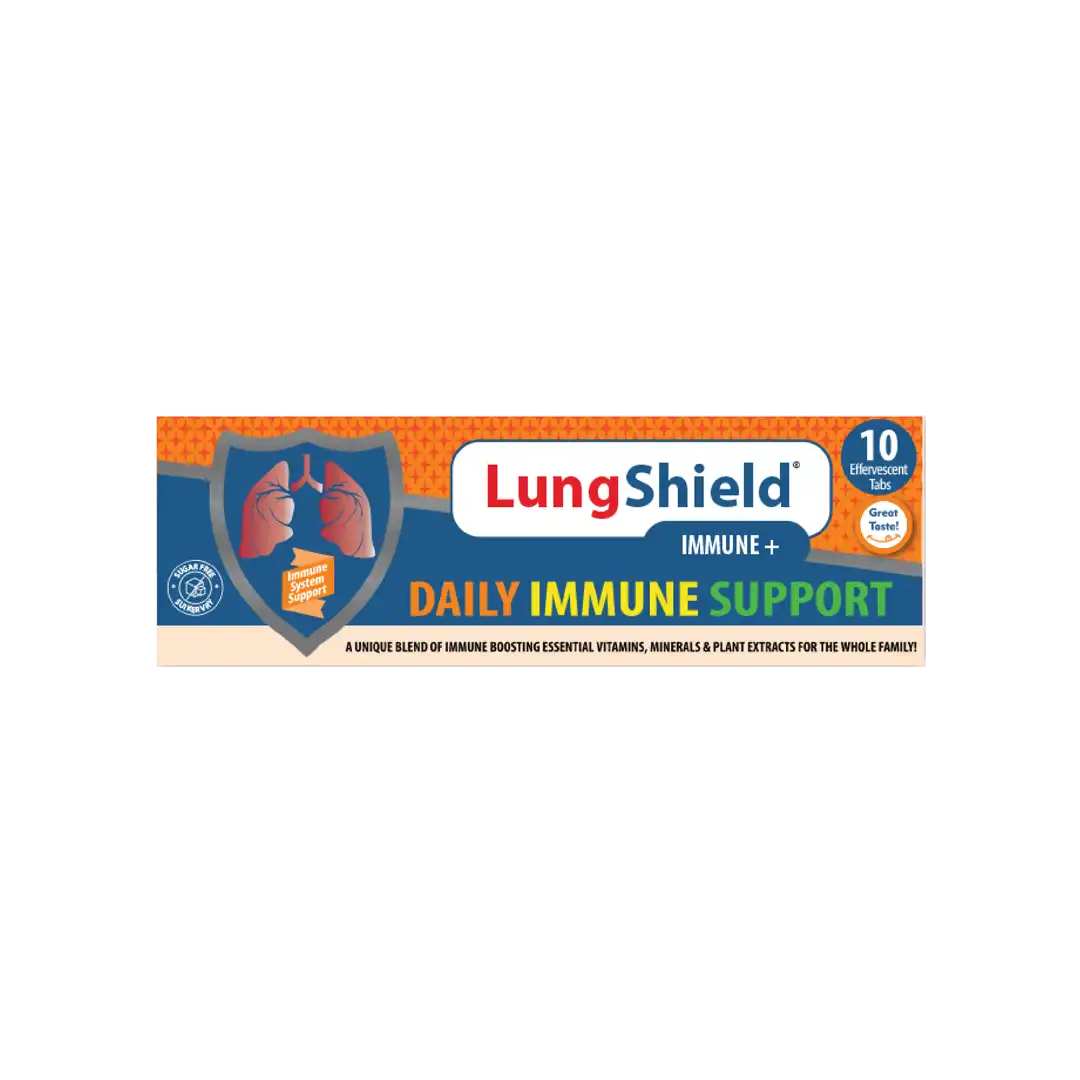 Lungshield Immune+ Daily Immune Support Effervescent Tabs, 10's