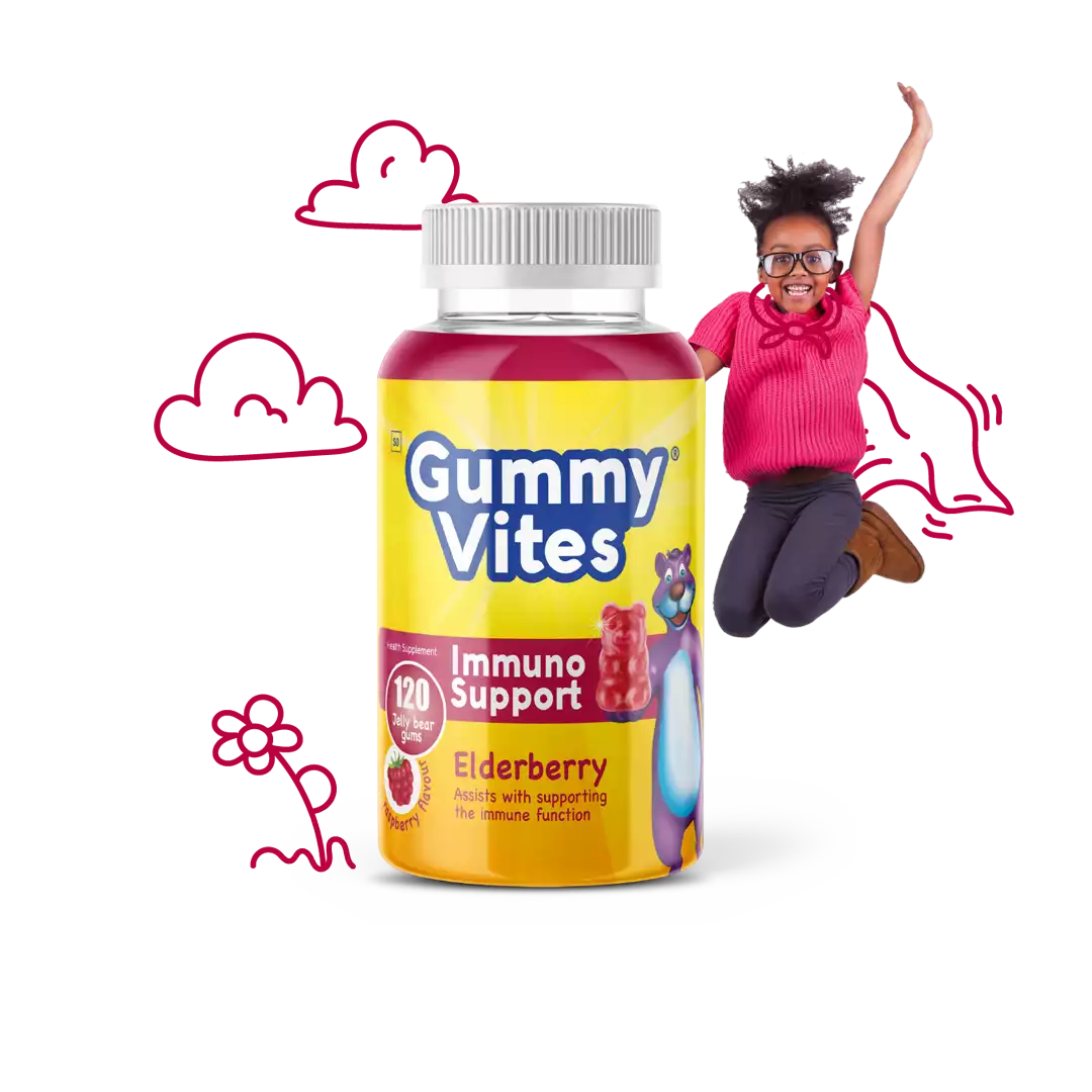 Gummy Vites Immuno Support Multi Vitamin 120's, Assorted