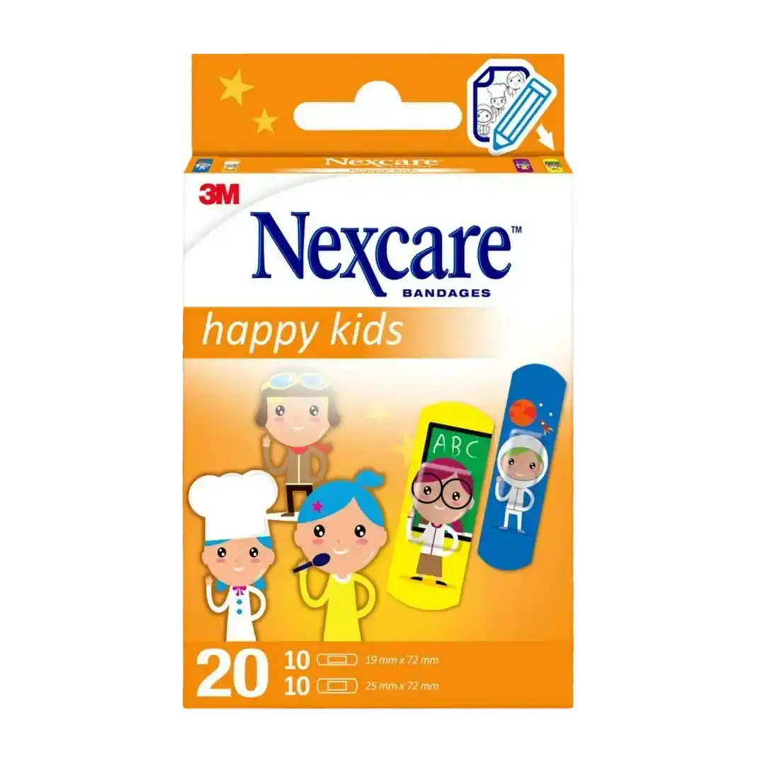 Nexcare 3M Happy Kids Plasters Professions, 20s