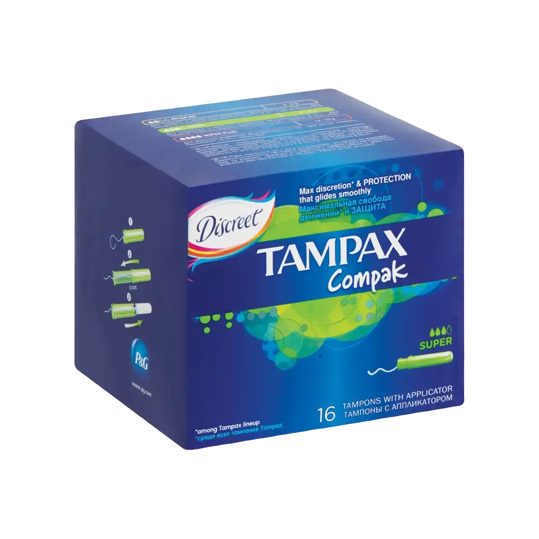 Tampax Compak Super, 16's