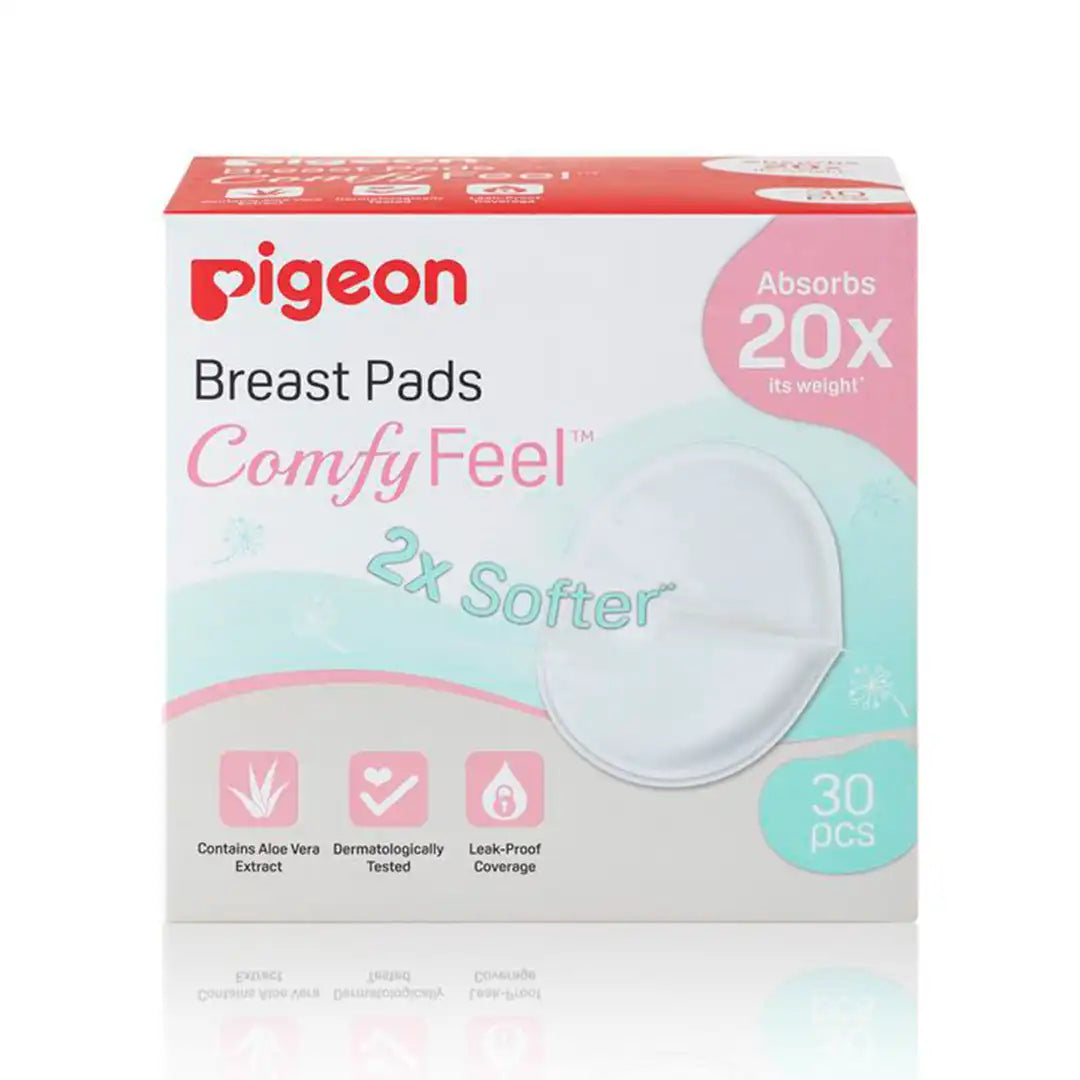 Pigeon Breast Pads Comfy Feel, 30 Pieces