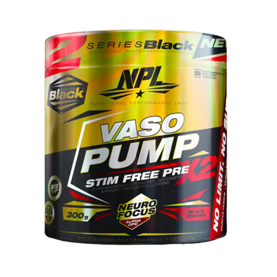 NPL Vaso Pump Stim Free Pre-Workout 300g, Assorted