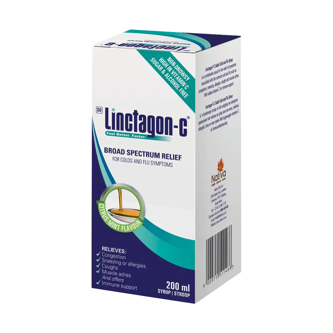 Linctagon C Adult Cold and Flu Syrup, Assorted