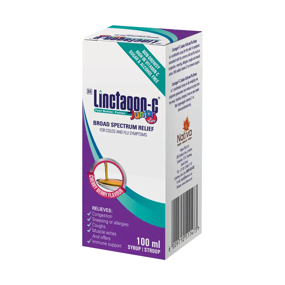 Linctagon C Junior Cold and Flu Syrup, Assorted