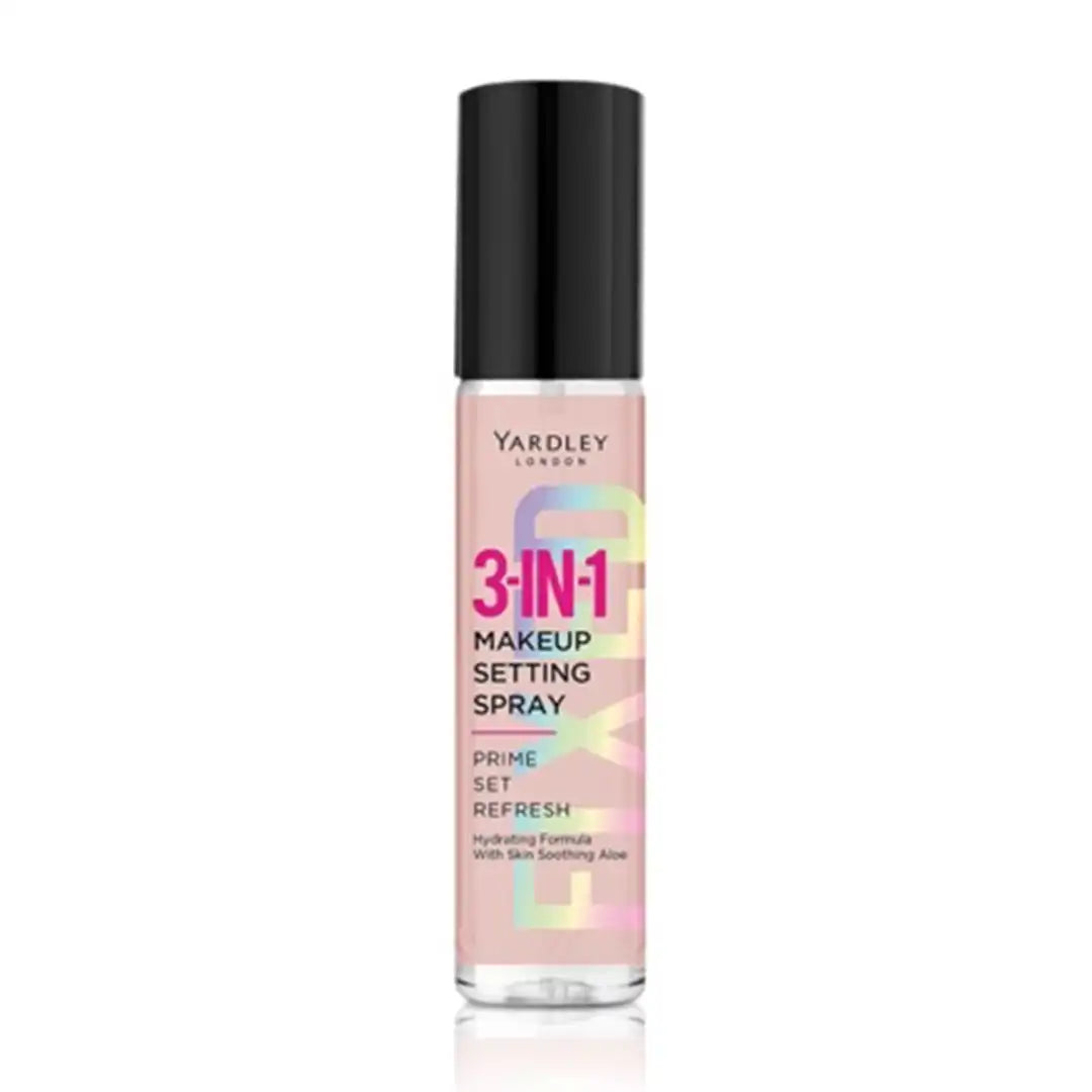 Yardley 3-in-1 Make Up Setting Spray, 100ml