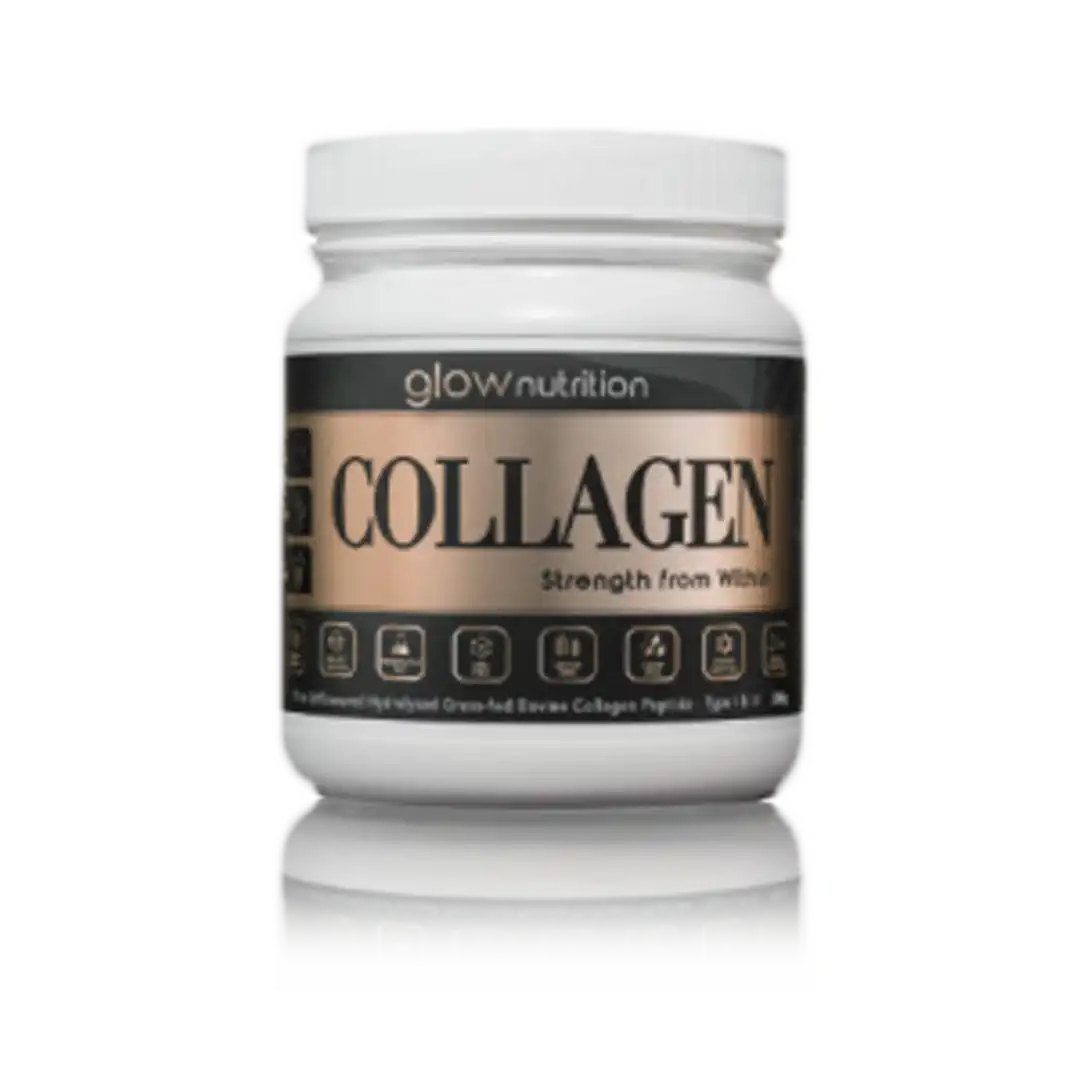 Glow Nutrition 100% Hydrolyzed Collagen Peptide Granules, 300g