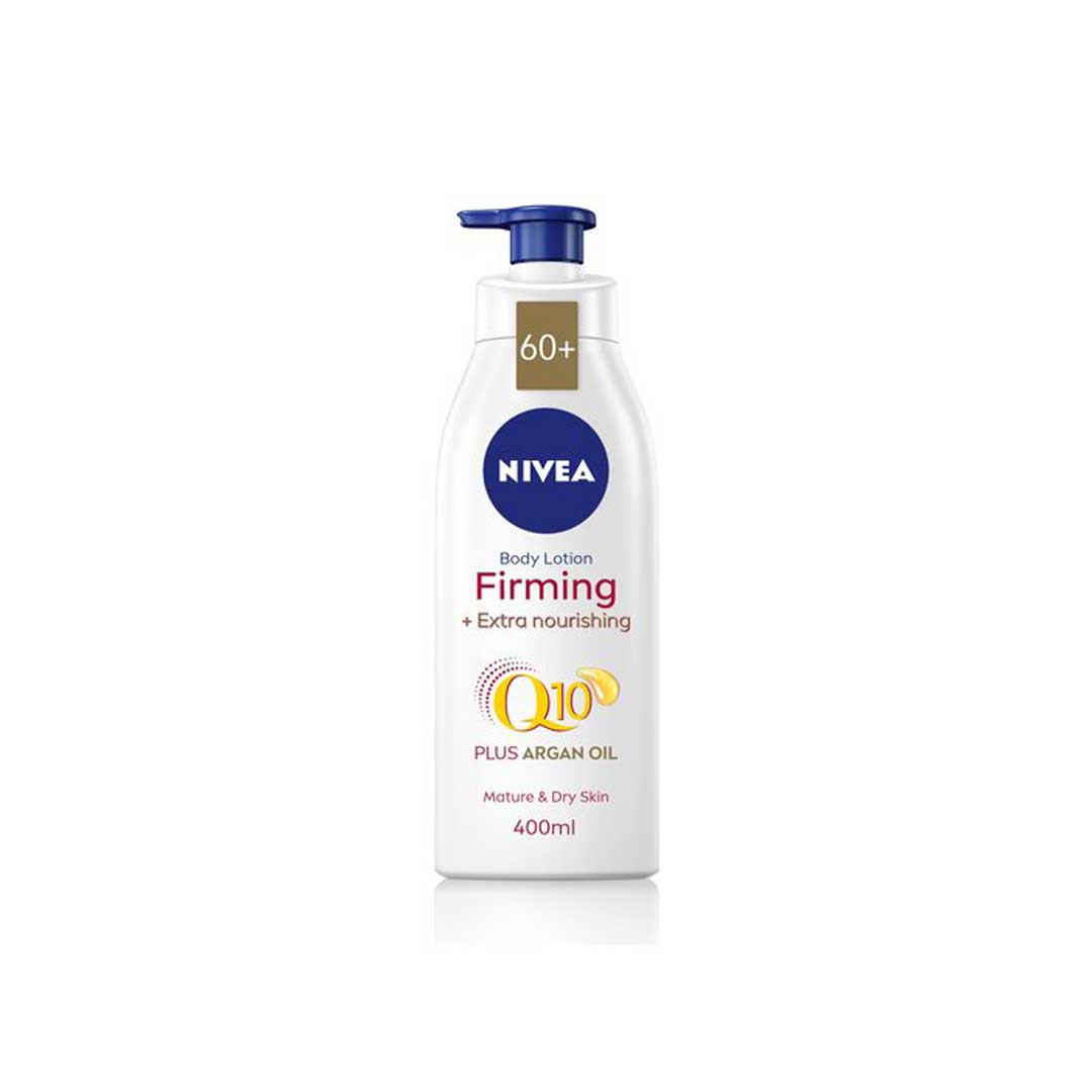 Nivea Q10 Firming Body Lotion + Extra Nourishing Q10+ Argan Oil, 400ml