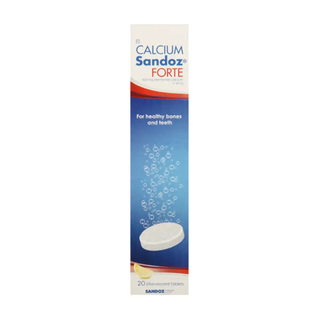 Sandoz Calcium Forte 600mg Effervescent, 20's