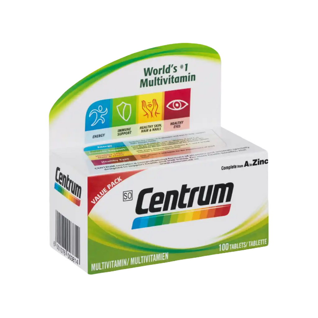 Centrum Generic Centrum Multivitamin Tablets, 100's
