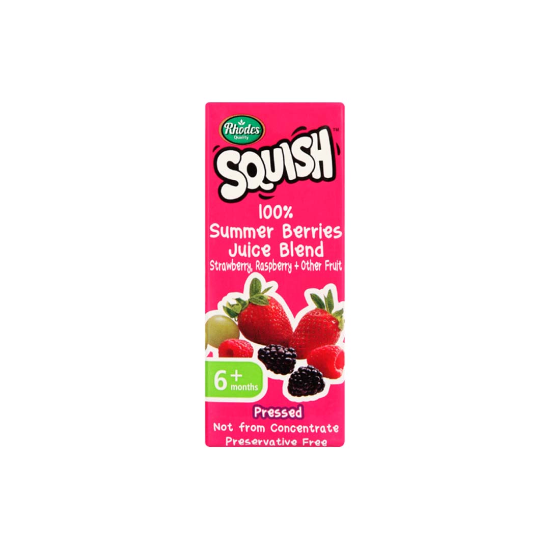 Rhodes Squish 100% Juice 200ml, Assorted Flavours