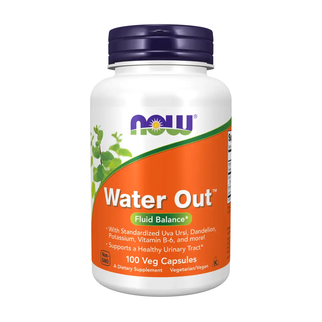 NOW Foods Water Out Vegi Capsules, 100's
