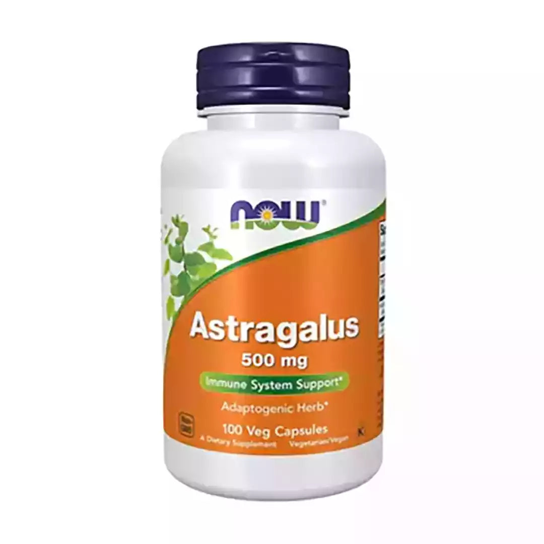 NOW Foods Astragalus 500mg Veg Capsules, 100's