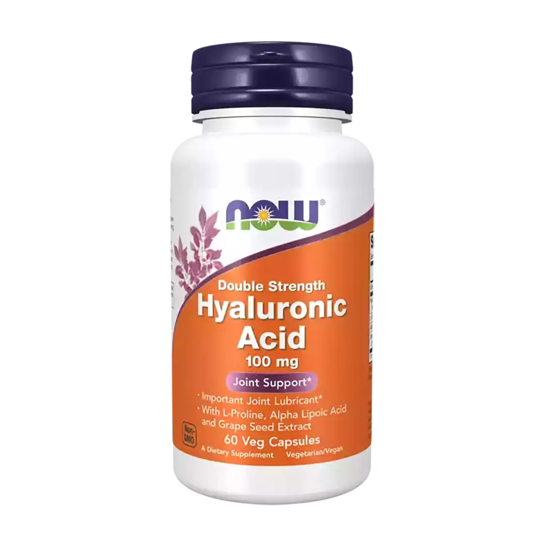 NOW Foods Hyaluronic Acid 100mg Veg Capsules, 60's