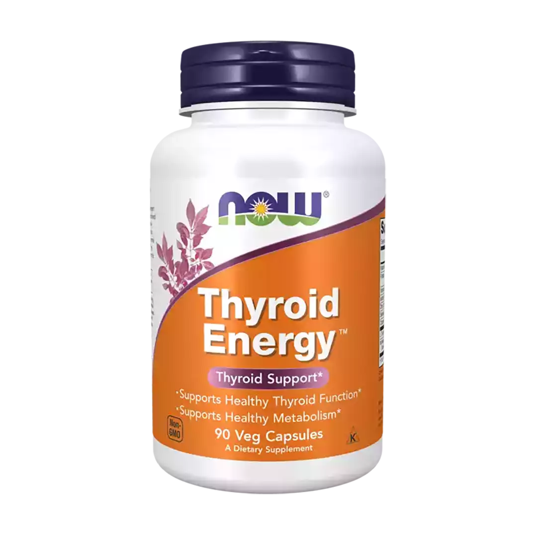 NOW Foods Thyroid Energy Veg Capsules, 90's