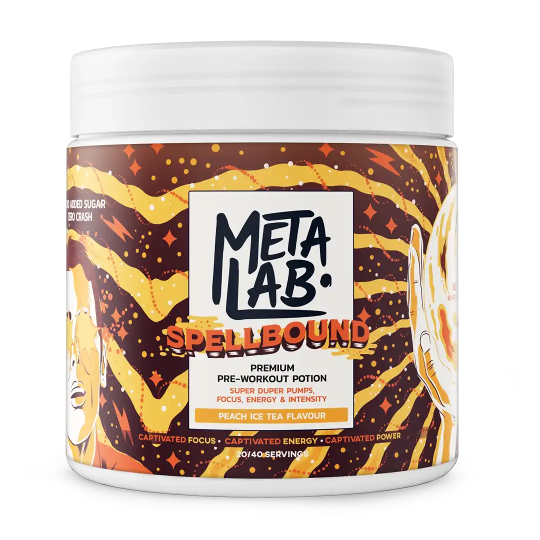 Metalab Spellbound Premium Workout Peach Ice Tea, 20/40 Servings