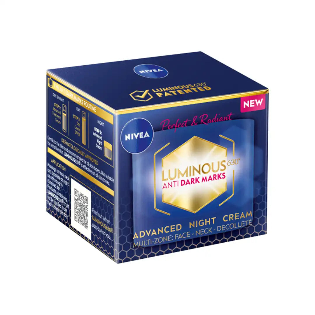 Nivea Perfect & Radiant Luminous 630 Night Cream, 50 ml