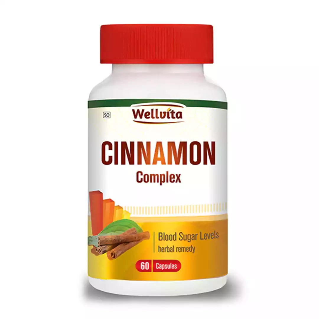 Wellvita Cinnamon Complex Capsules, 60's