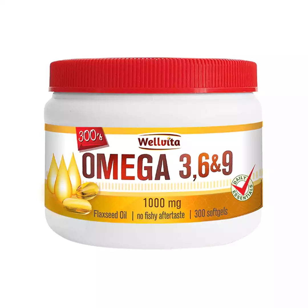 Wellvita Omega 3,6 & 9 1000mg Softgels