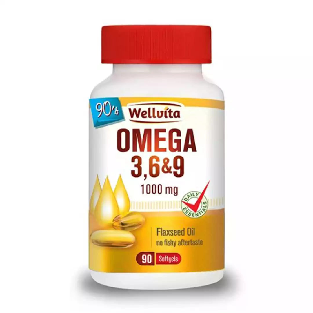 Wellvita Omega 3,6 & 9 1000mg Softgels