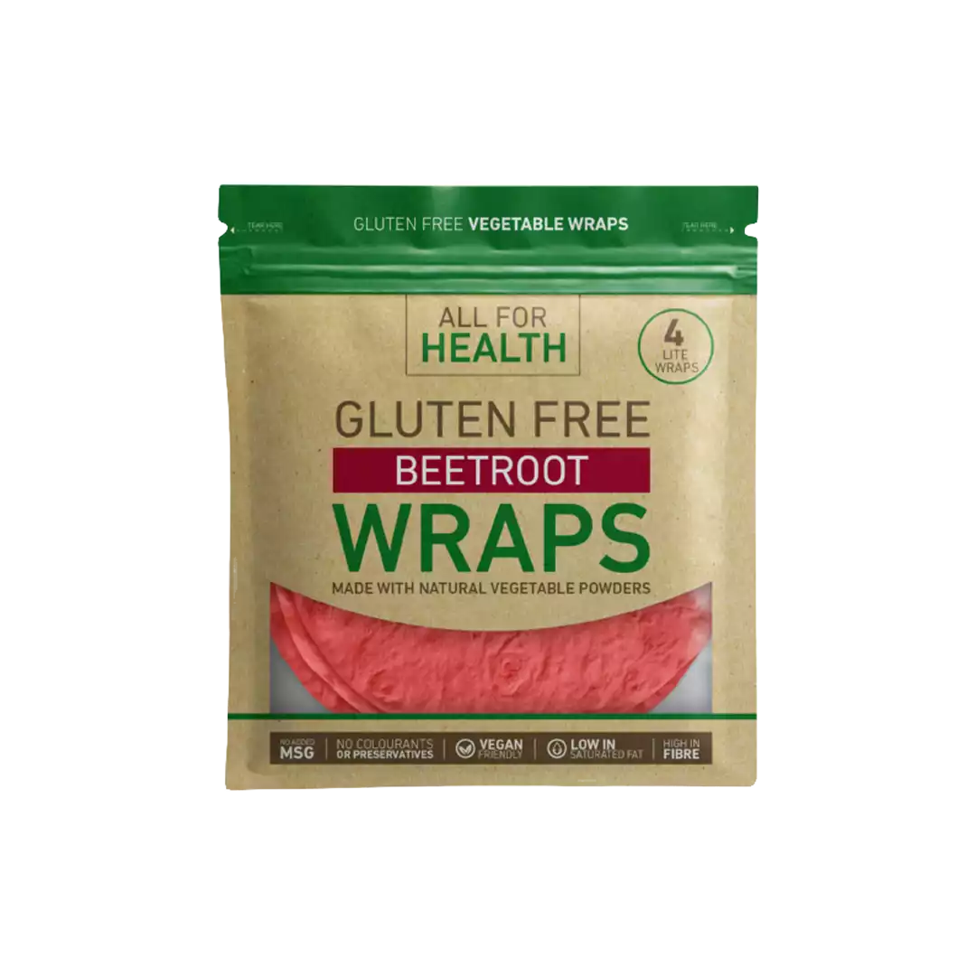 All For Health Beetroot Health Wraps, 4's