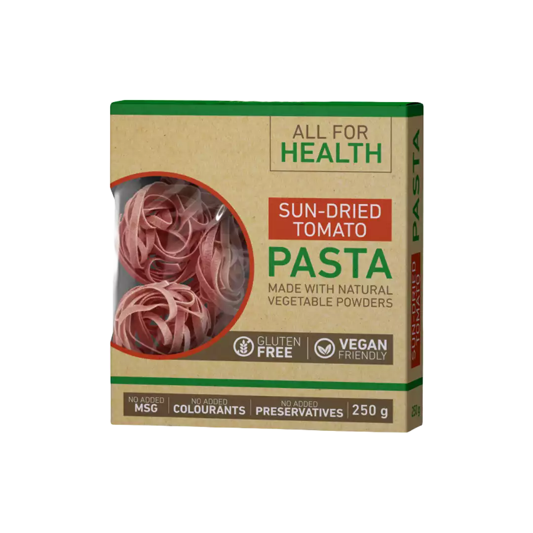 All For Health Sun-Dried Tomato Pasta, 250g