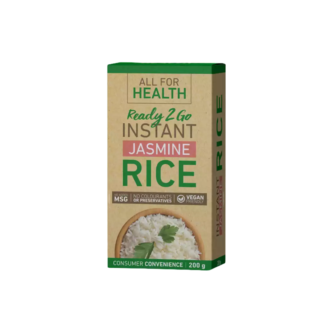 All For Health Instant Jasmine Rice, 200g