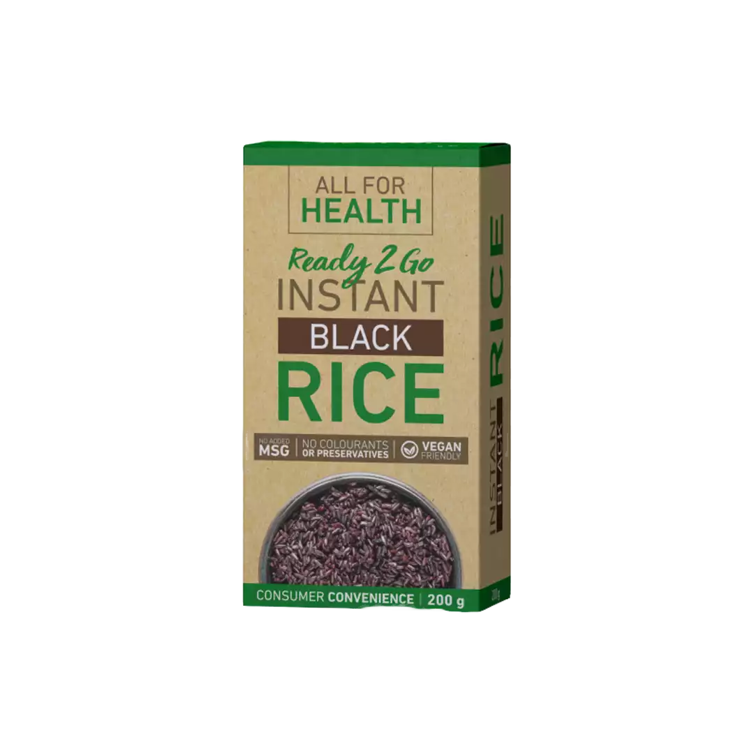 All For Health Instant Black Rice, 200g