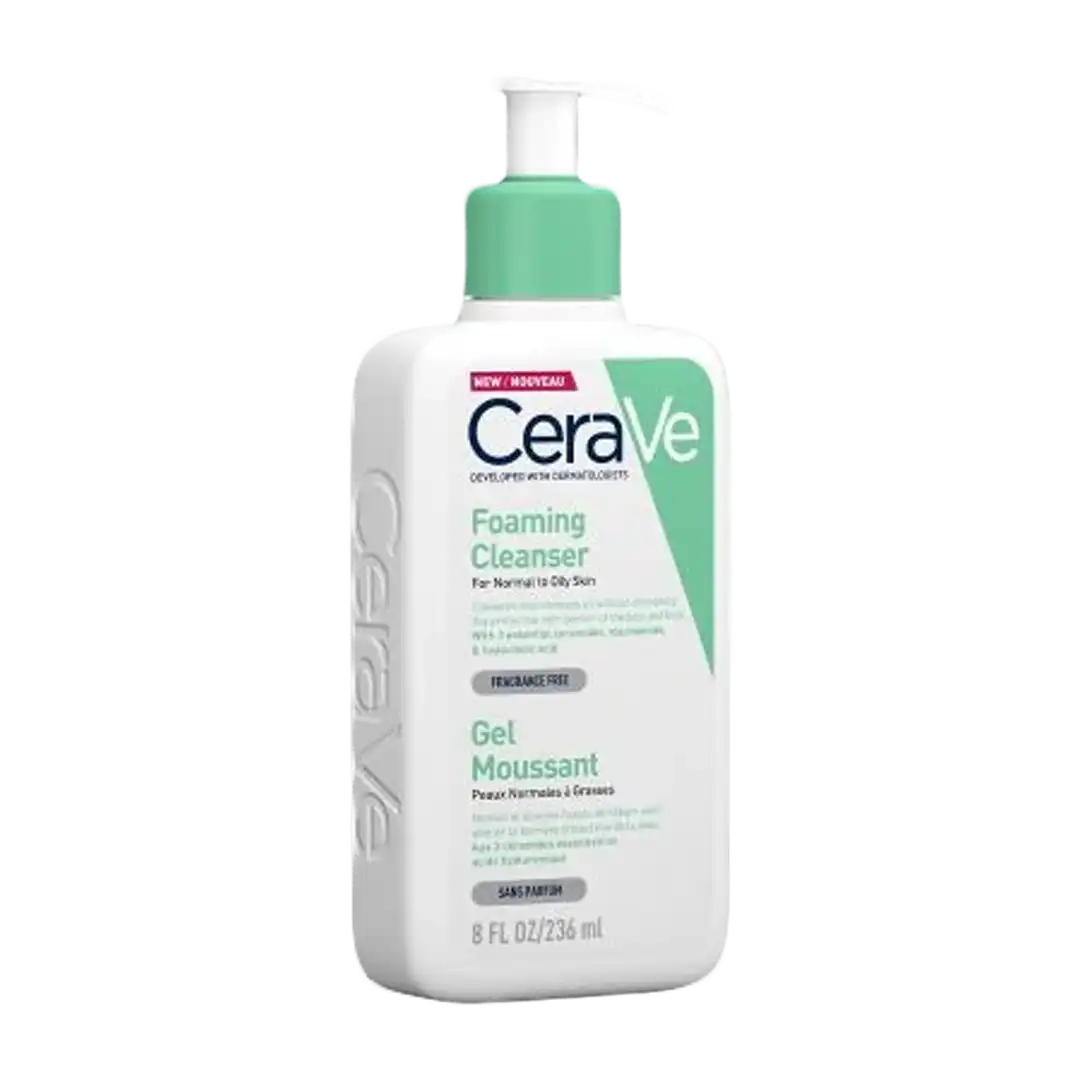 CeraVe Foaming Gel Cleanser For Normal To Oily Skin, 236ml