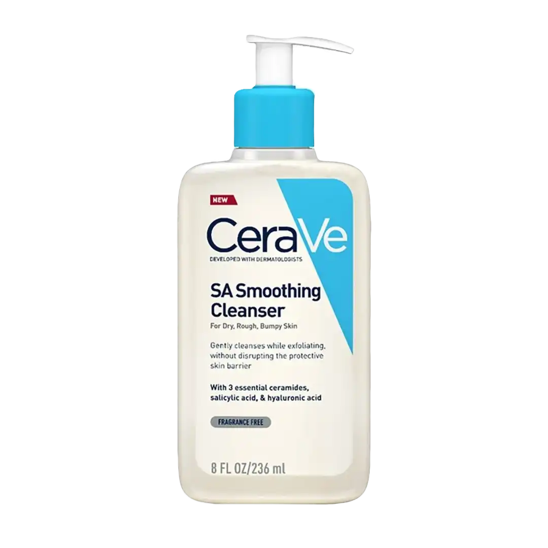 CeraVe SA Smoothing Cleanser For Dry Rough and Bumpy Skin, 236ml