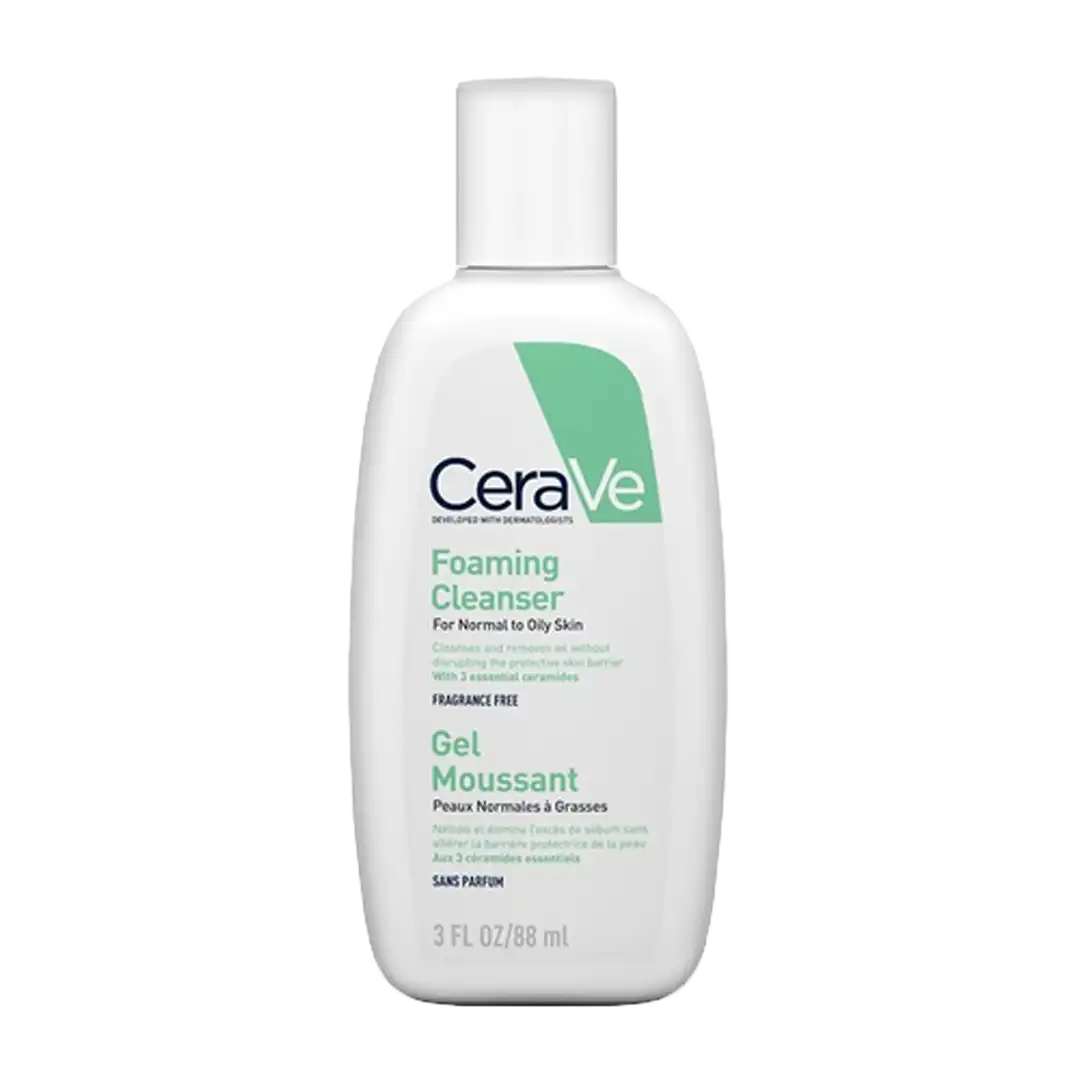 CeraVe Foaming Cleanser For Normal To Oily Skin, 88ml