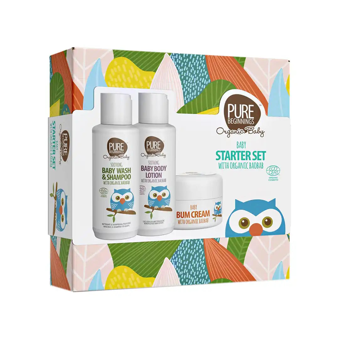 Pure Beginnings Organic Baby Starter Gift Set