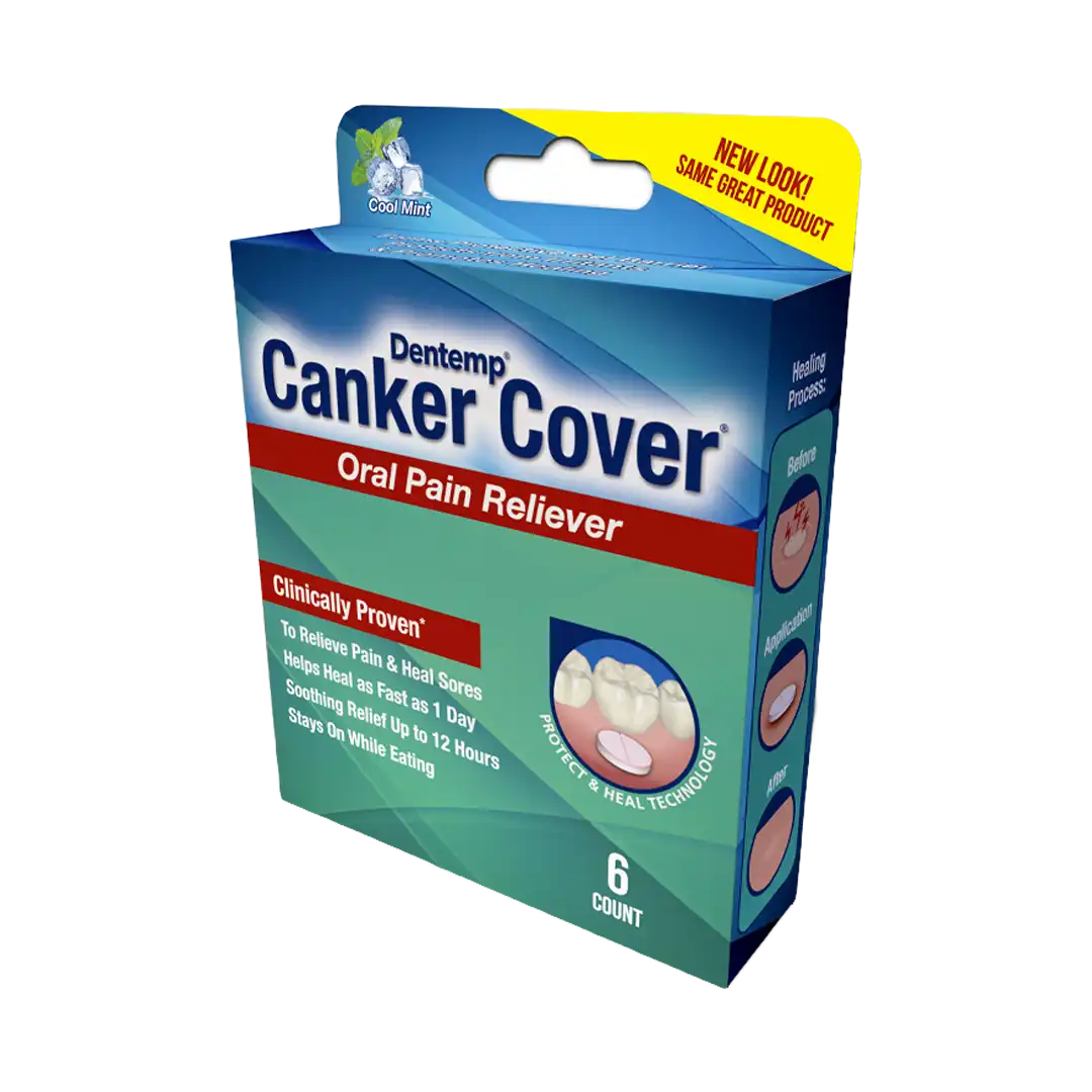 Dentemp Canker Cover Oral Pain Reliever, 6's