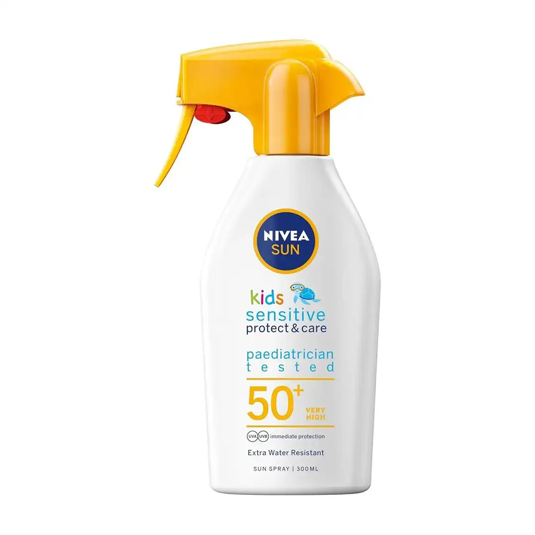 Nivea Sun Kids SPF50+ Sensitive Protect & Care Trigger Spray, 270ml