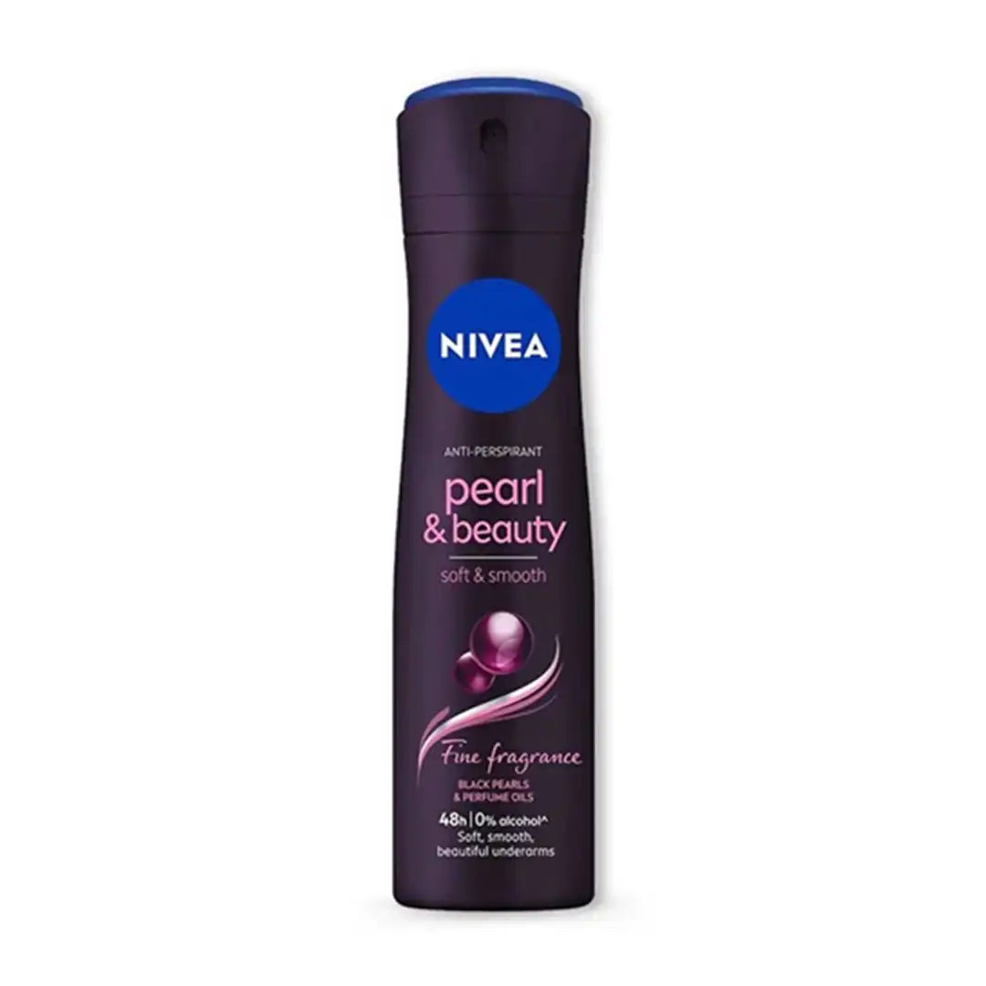 Nivea Pearl & Beauty Fine Fragrance Deodorant Black, 150ml